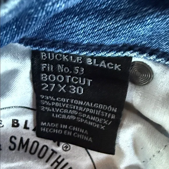 Buckle Black No. 53 Faded Blue Women's Boot Cut Jeans - Picture 4 of 9